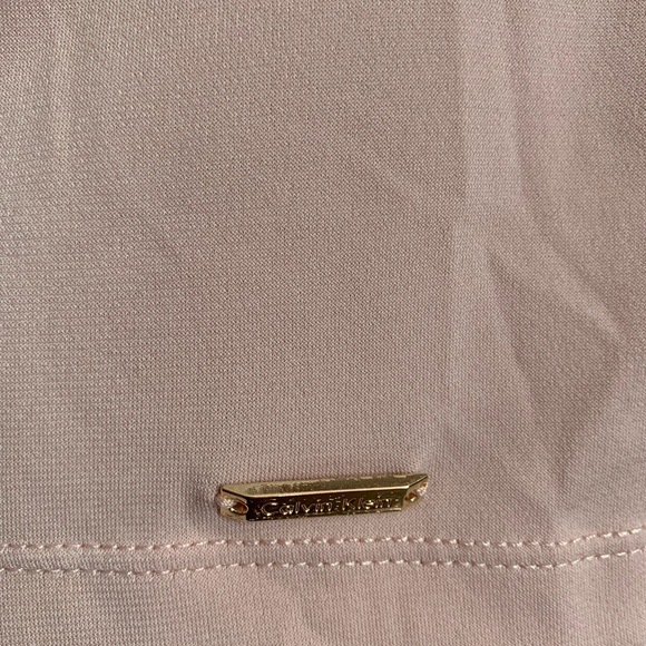 Calvin Klein Light Pink Peach Sleeveless Blouse size Small - Picture 7 of 15